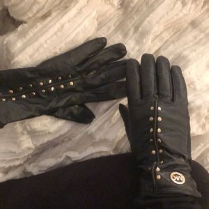 Michael Kors genuine leather gloves
